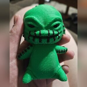 3D printed crochet style Oogie Boogie